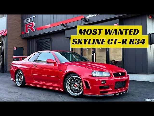 COLLECTOR'S DREAM COLOR! AR2 GT-R R34 VSPEC HEADED TO USA