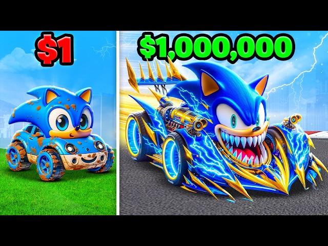 $1 To $1,000,000 GOD SONIC CAR In GTA 5!