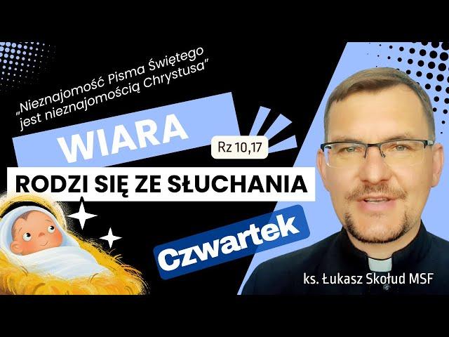 EWANGELIA NA DZIŚ | 26.12.24-czw | (Mt 10, 17-22) | ks. Łukasz Skołud MSF | WIGILIA