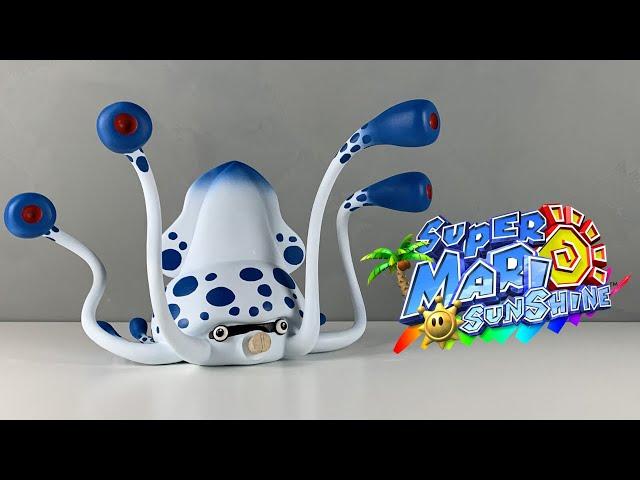 Making GOOPER BLOOPER with CLAY | Super Mario Sunshine Sculpture