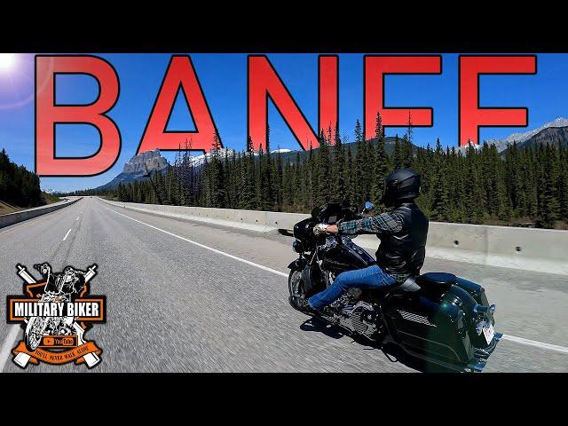 Roaring through Majesty: Motorcycle Adventures in Banff National Park 