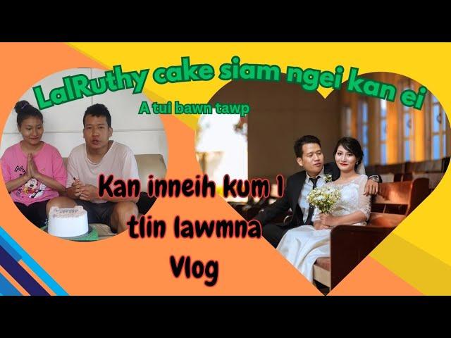 Lalruthyyyy  in a mukbang zuai | Kan inneih kum 1 tlin lawmna  #vlog #youtube #anniversary