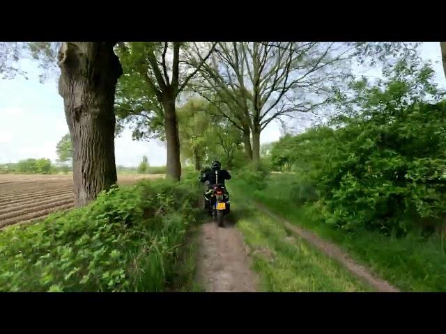 Random sandtrails In the Netherlands, with the KTM390 Adventure and the Royal Enfield Himalyan