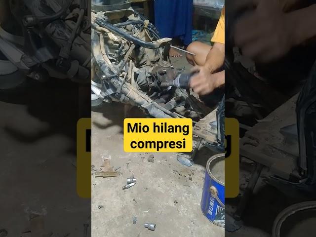 penyebab Mio hilang compresi(klep bengkok)#mekanik #trending #tutorial #otomotif #otomotif #viral