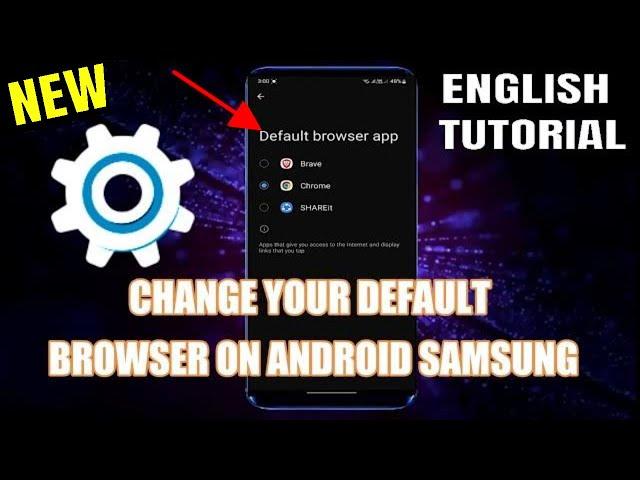 How To Change Your Default Browser On Android Samsung || Set Default Browser In All Samsung