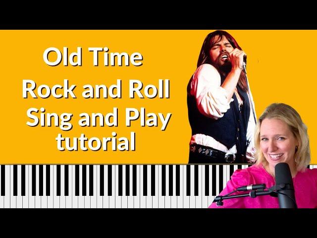 Old Time Rock and Roll Piano tutorial - sing and play with bluesy improvisation section!