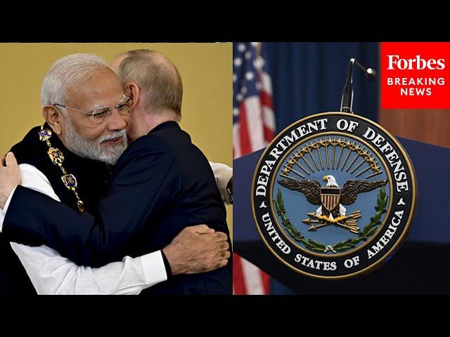 Pentagon Responds To Modi-Putin Meeting: 'Putin's War Of Choice Has Isolated Russia' From The World