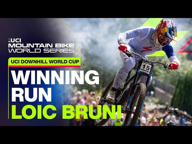 Loic Bruni Winning Run Loudenvielle | UCI Mountain Bike Downhill World Cup