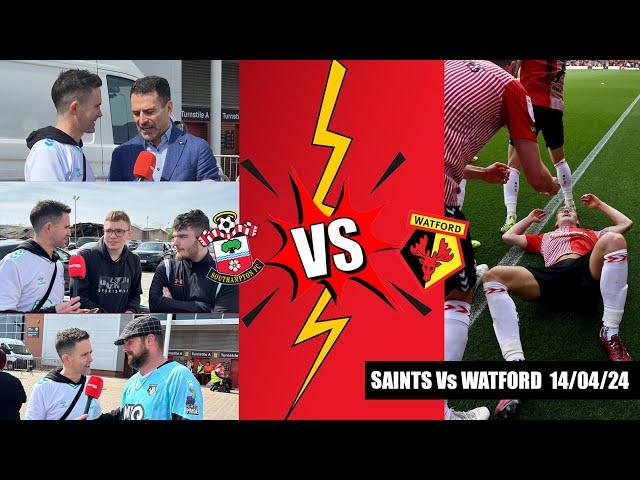 Insane Atmosphere and limbs as Saints snatch the win in the 99th Minute - Southampton 3 Watford 2