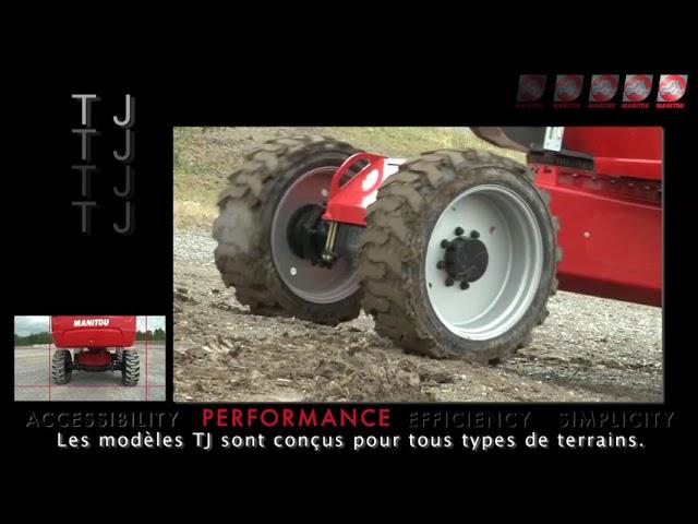 Location nacelle télescopique 26 / 28 m : Manitou  TJ