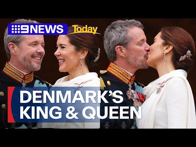 King Frederik and Queen Mary of Denmark make history | 9 News Australia