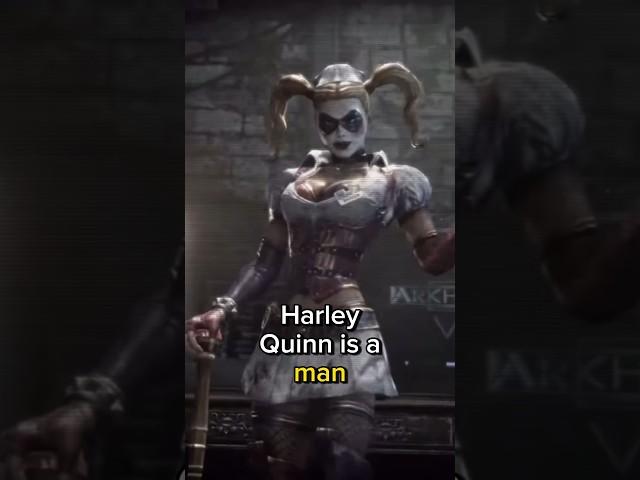 Harley Quinn WAS A MAN! In Batman: Arkham Asylum before Suicide Squad: Kill the Justice League!