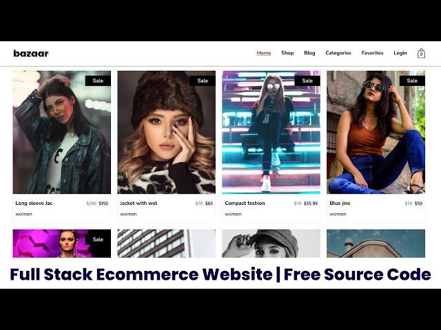 Build & Configure a Full-Stack Ecommerce Website | React, Redux, Express, Stripe | FREE Source Code