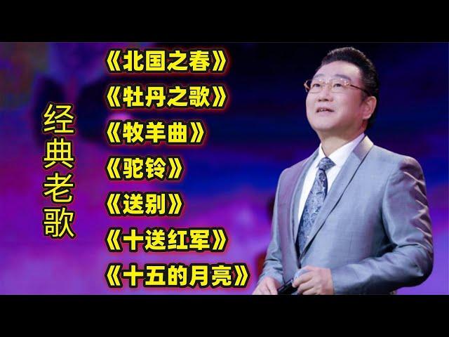 经典老歌《北国之春》《牡丹之歌》《牧羊曲》《驼铃》《送别》等