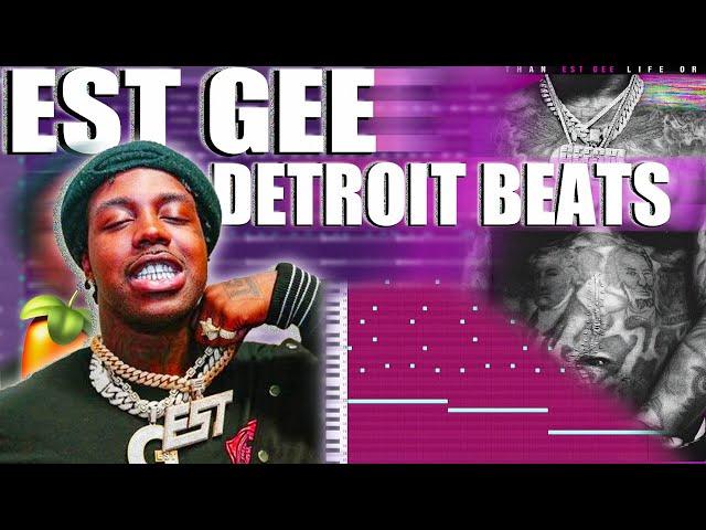 HOW TO MAKE HARD DETROIT BEATS FOR EST GEE | FL STUDIO TRAP TUTORIAL 2021