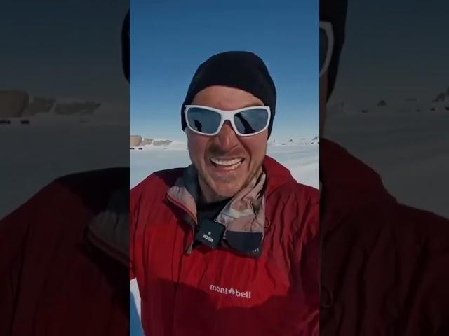 Пробежка по Антарктиде. Полное видео по ссылке! #shorts #антарктида #антарктика