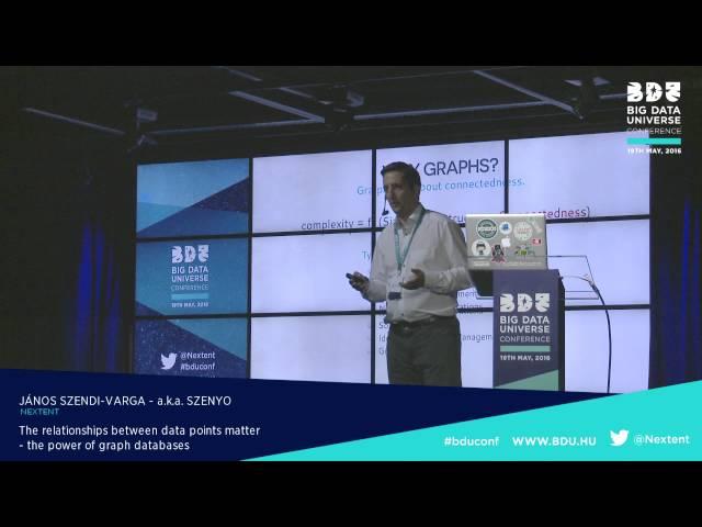 Big Data Universe Conference – 19.05.2016 - János Szendi-Varga - Nextent Informatics Co.