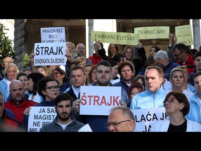 Štrajk medicinskih djelatnika u KBC-u Rijeka