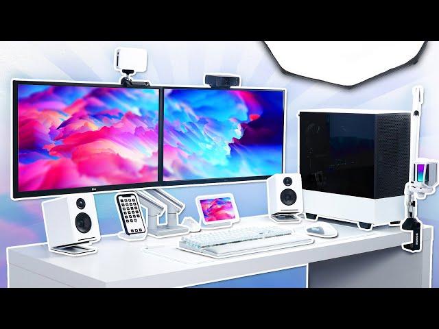 I Tried Building an ALL-WHITE Streaming Setup!