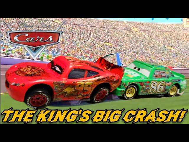 Disney Pixar Cars | The King's Big Crash, But The Roles Are Reversed