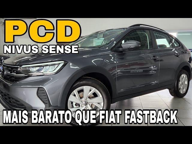 NOVO VW NIVUS SENSE TSI 2024 VERSÃO DE ENTRADA | DETALHES E PREÇO PARA PCD