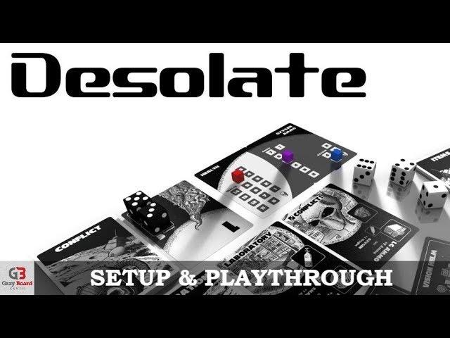 Desolate - Setup & Playthrough (solo game)