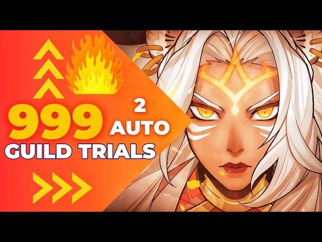 AFK arena // Guild Trials 999 Awakened Antandra // 2 AUTO