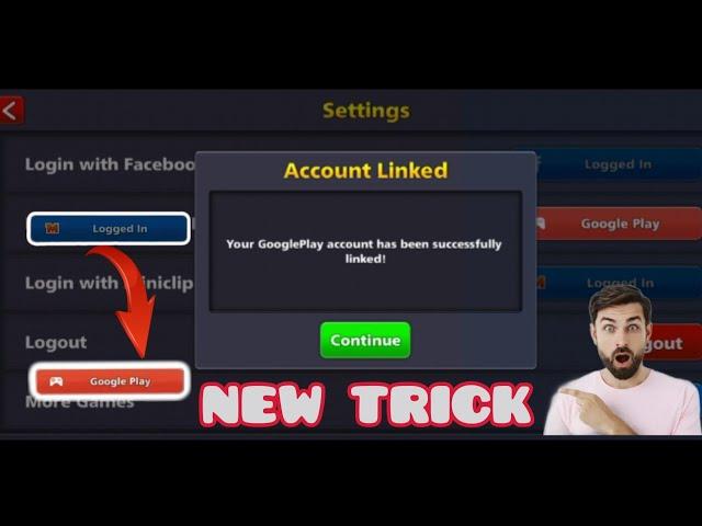 How to link miniclip account to Gmail in 8bp new trick 2024#youtube #viral