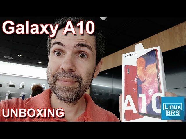 SAMSUNG GALAXY A10 - UNBOXING