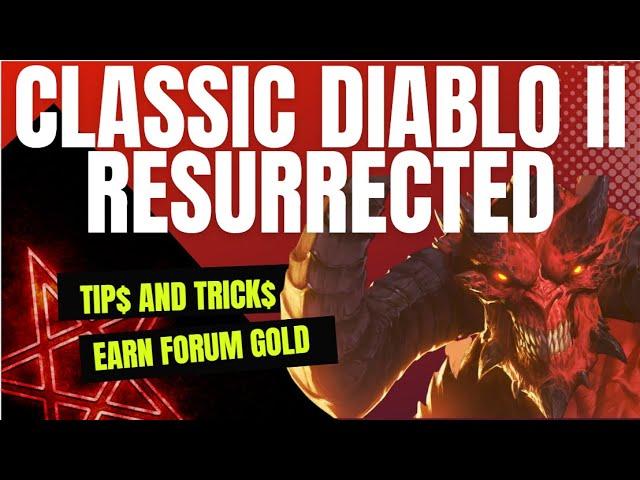 How To EARN FG Playing Diablo 2 Resurrected Classic, Pre-Expansion Mode!