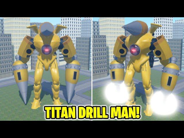 How to get TITAN DRILL MAN BADGE in Skibidi Toilet RP (ROBLOX)