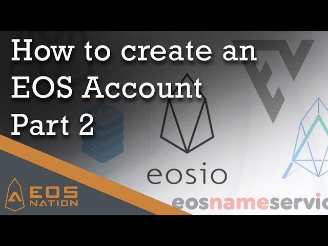 How to Create an EOS Account using EOS Name Service, Account Creator, EOS Authority, Lynx & Scatter.