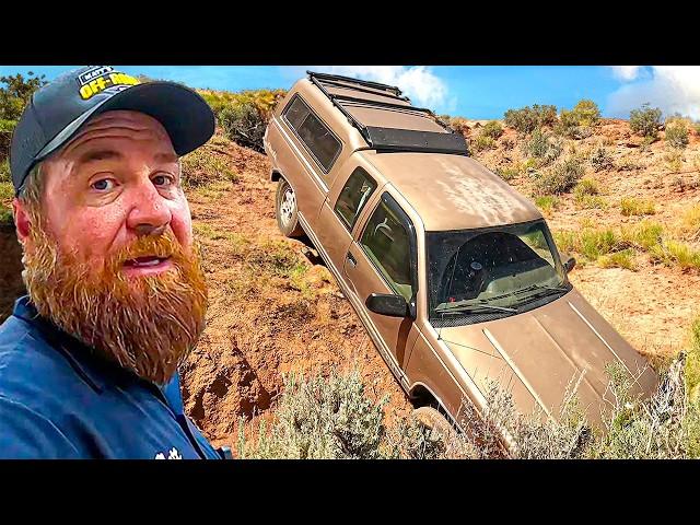 Not This Hole AGAIN?! Chevy Silverado Crashes Off The Trail