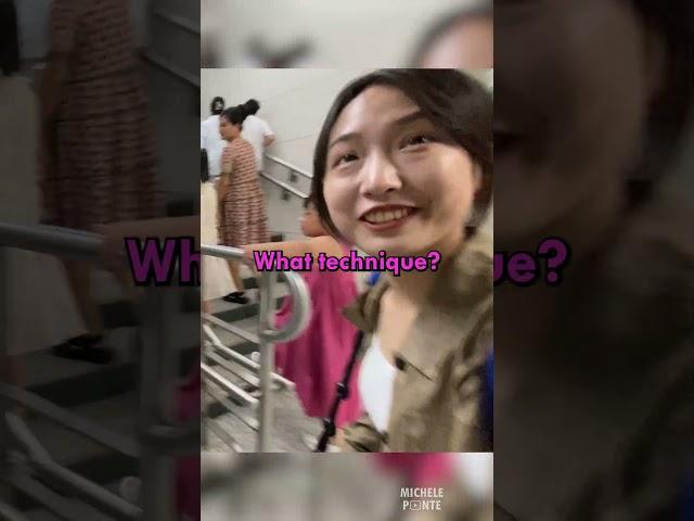 Chinese girl left speechless!