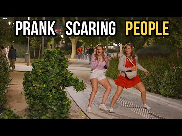 Bushman Prank: Funny Falls and Scares in Madrid !