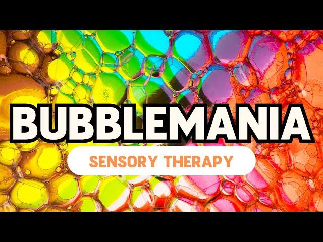 Bubbles and Calming Music || Autism Sensory Therapy