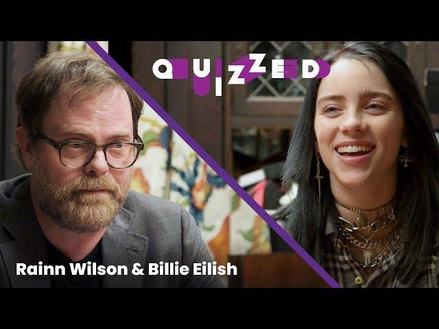 Billie Eilish gets QUIZZED by Rainn Wilson on ‘The Office' | Billboard