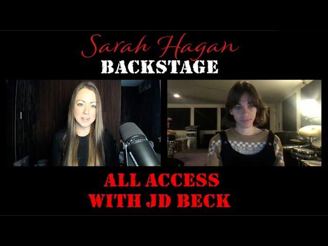 Sarah Hagan Backstage Episode 78 with JD Beck (Domi and JD Beck)