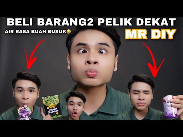 BELI BARANG2 PELIK DEKAT MR DIY| AIR RASA BUAH BUSUK MATT| PELIK SANGAT NI!!!