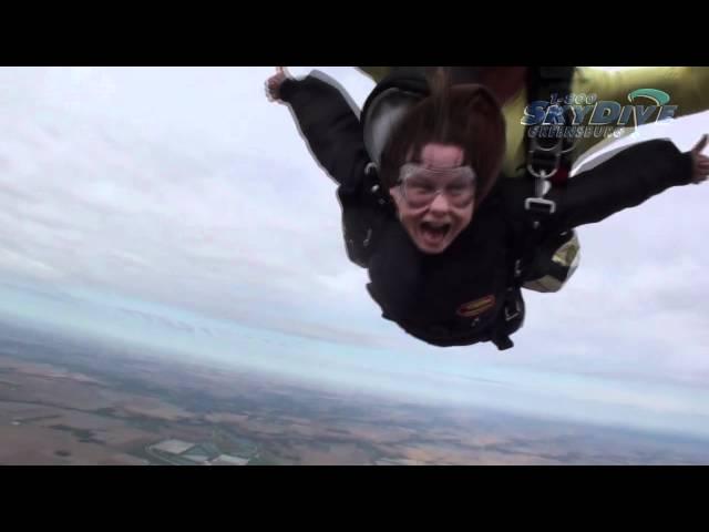 Bev Clark's Tandem skydive!