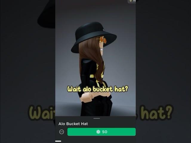 How to get alo bucket hat for free! #roblox