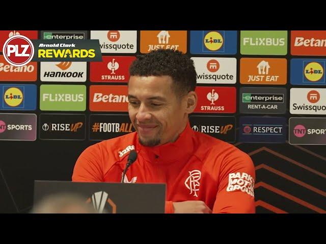 James Tavernier Press Conference | Rangers vs Tottenham | Europa League