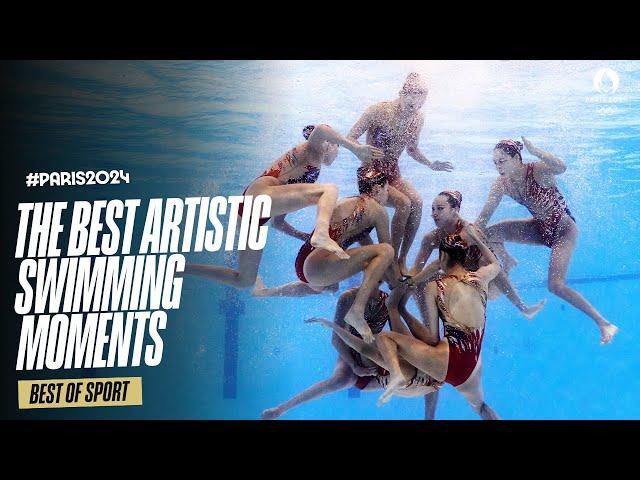 Best artistic swimming moments at #Paris2024 