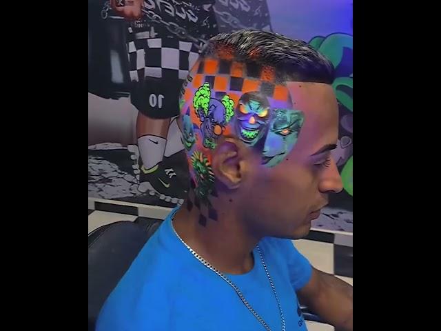 Man Creates Glow In The Dark Hair!  | CATERS CLIPS