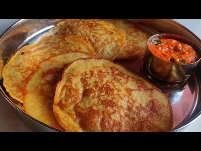 ஐந்தே நிமிடத்தில் ஹெல்தியான டிபன் ரெடி  | instant Breakfast Recipe with Spicy Chutney, Easy & Tasty