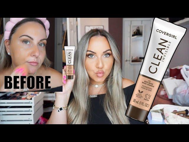 *NEW* $7 COVERGIRL Clean Invisible Foundation REVIEW! HONEST AF