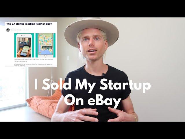 I Sold My Startup On eBay