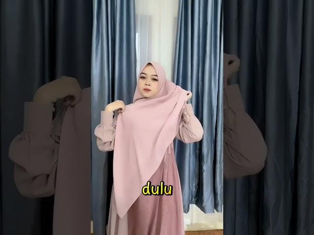 Perkembangan gaya hijab dulu dan sekarang ??#hijabsyari #gaya #wanitamuslimah