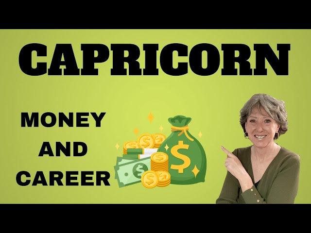 CAPRICORN *SOMETHING REALLY BIG IS ABOUT TO HAPPEN! Money and Career