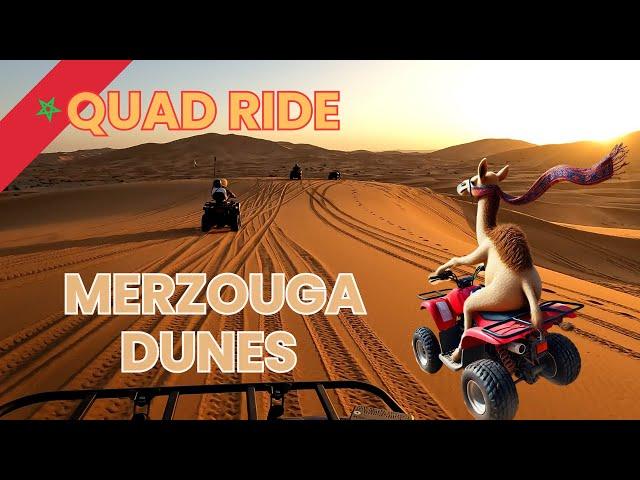 We went to Morocco with Expediciones Sin Código Postal. Quad ride through Merzouga Dunes. Raw sound